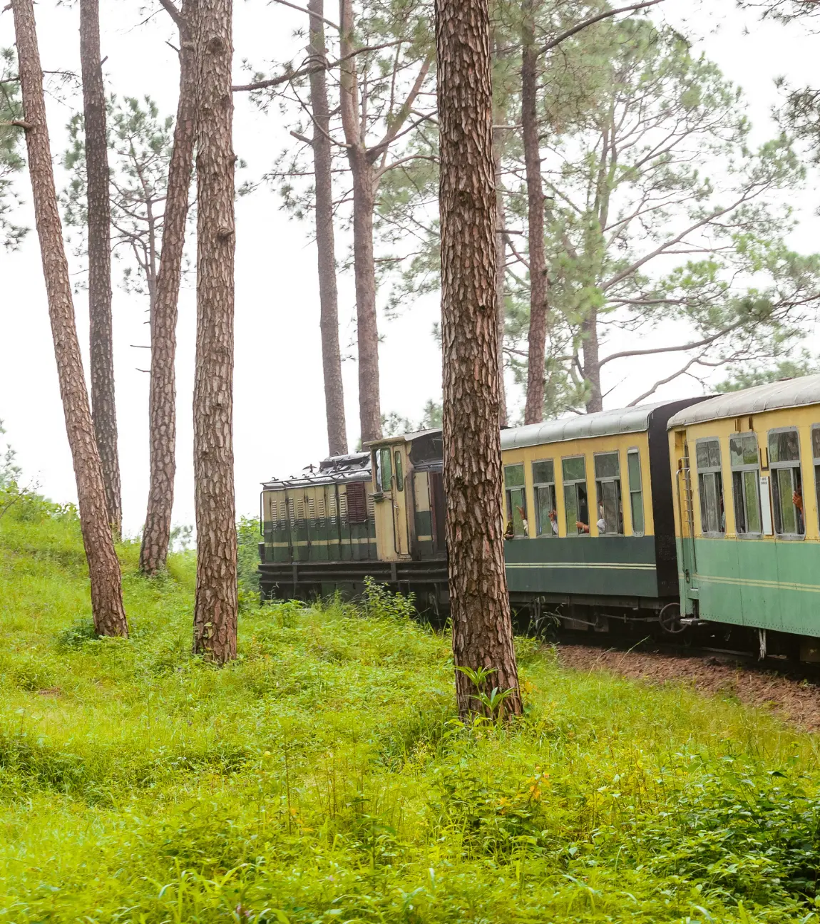 Toy Train Journey Through the Hills
